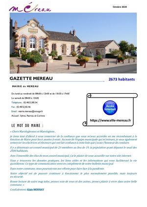 Gazette octobre 2020