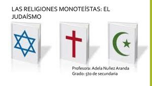 Religiones Monoteistas Judaismo 5to Sec