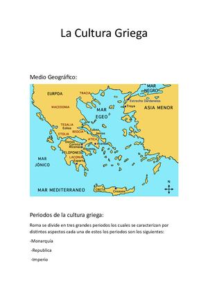 La Cultura Griega