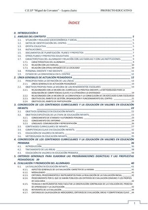 Proyecto Educativo 2019 2020 (Revisado 21 10 2019)