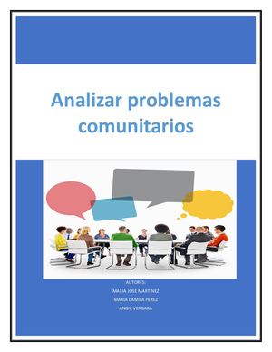 Analisis De Comunidad