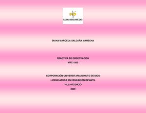 Cartilla Practica De Observacion I