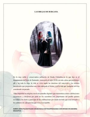 Las Brujas De Burgama Tics Karen Liseth Pulido Pulido 201821418 U