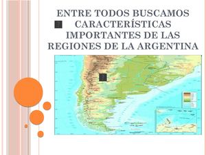 Carateristicas Principales De Las Regiones