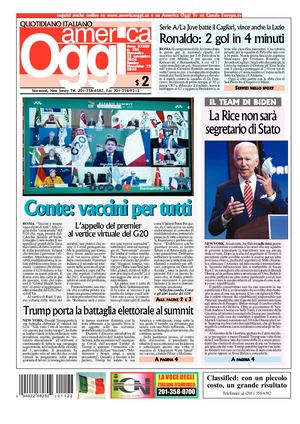 America Oggi 22 Novembre 2020