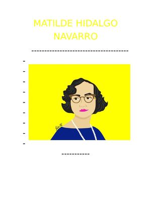 Libro Matilde Hidalgo