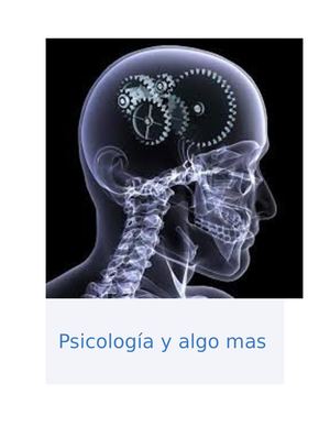 Psicología Y Algo Mas
