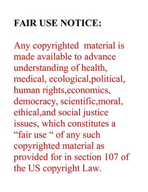 Fair Use Notice