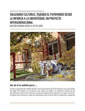 Proyecto Tras Las Huellas Del Lagarto De La Malena