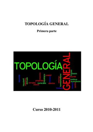 Topologia General.(