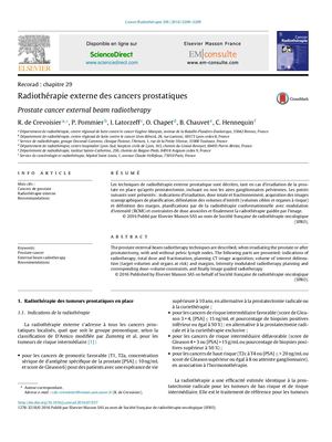 Chapitre 29 Prostate RTE