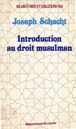 Introduction Au Droit Musulman