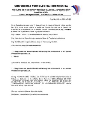 8 Tribunal Revisor Del Trabajo De Titulación A20 (2)