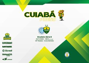 Press Kit: Cuiabá x Confiança-SE - Série B - 24/11/2020
