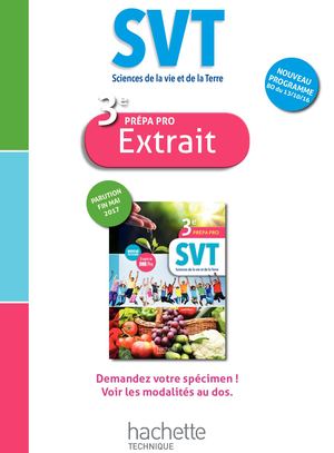 Extrait SVT 3e Prépa-Pro
