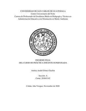 Informe Final De Practica
