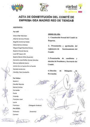 Acta Constitución Comité GEA 2020