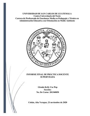 Informe Final Practica Usac