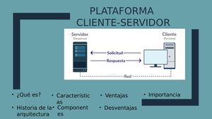Plataforma Cliente Servidor