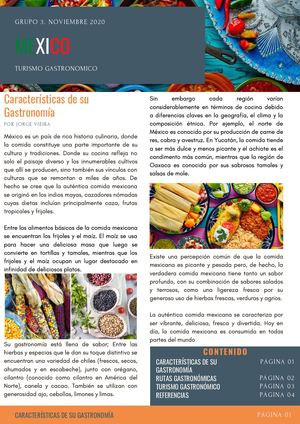 Turismo Gastronómico México