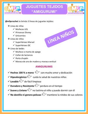 Catalogo Linea Niños