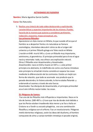 Actividades De Filosofia 5
