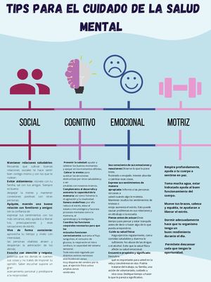 Tips Para El Cuidado De La Salud Mental
