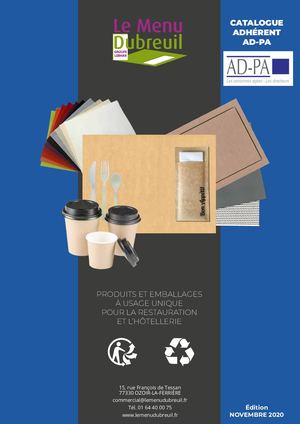Catalogue Bleu Adhérent AD-PA
