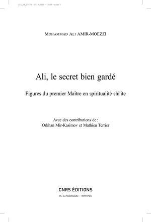 Ali Le Secret Bien Gardé