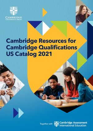 Calameo Cambridge Resources For Cambridge Qualifications Us Catalog 2021