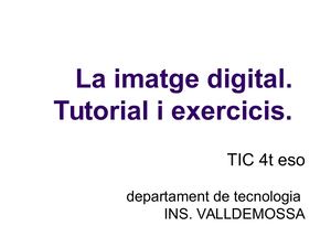 Nous Exercicis De Gimp