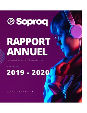 Soproq | Rapport Annuel 2019-2020