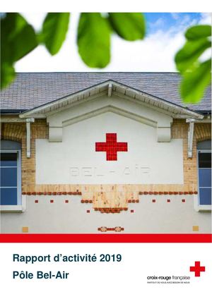 Rapport D'activité 2019 Bel Air