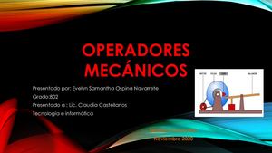 Operadores Mecánicos