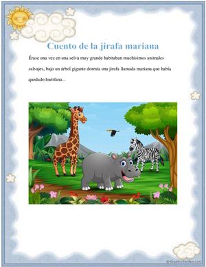 Cuento De La Jirafa Mariana