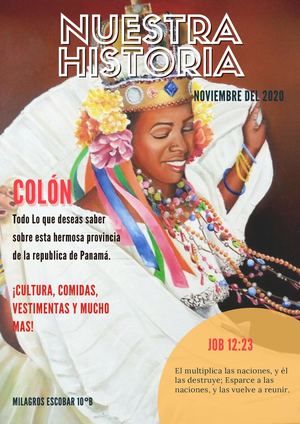 Milagros Escobar 10°B Revista de la provincia de Colón