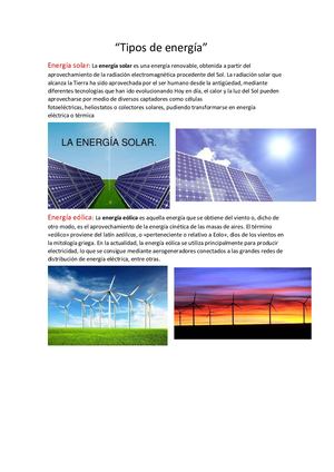 Tipos De Energia Revista