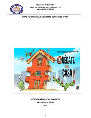 GUÍA GRADO 2° Primera