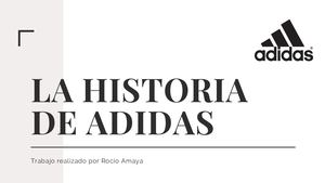 La Historia De Adidas