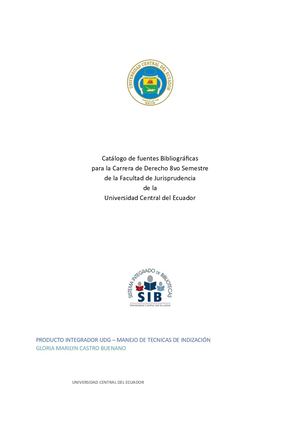 Catalogo Libros Carrera Derecho