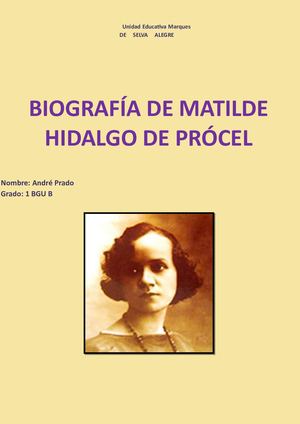 Revista Matilde Hidalgo