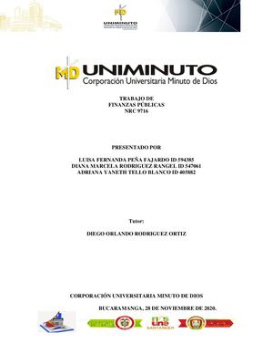 Revista Finanzas Públicas