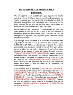 Procedimientos De Emergencias 5