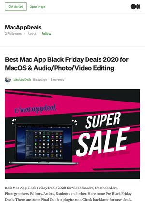 Best Mac App Black Friday Deals 2020 For Mac Os (Professional Audio, Video, Photo Mac Apps Too) | Medi