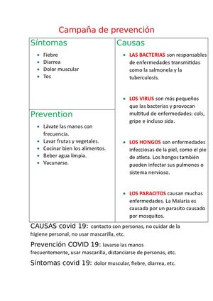 Campaña De Prevención