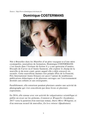 Dominique Costermans 2017