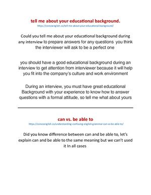 English conversation practice