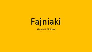 Fajniaki