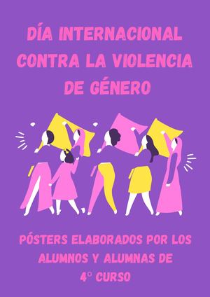 Día Contra la Violencia de Género. 4º Curso