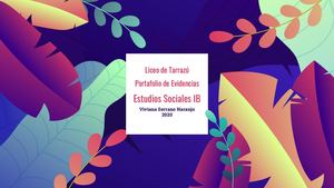 Portafolio De Evidencias Estudios Sociales